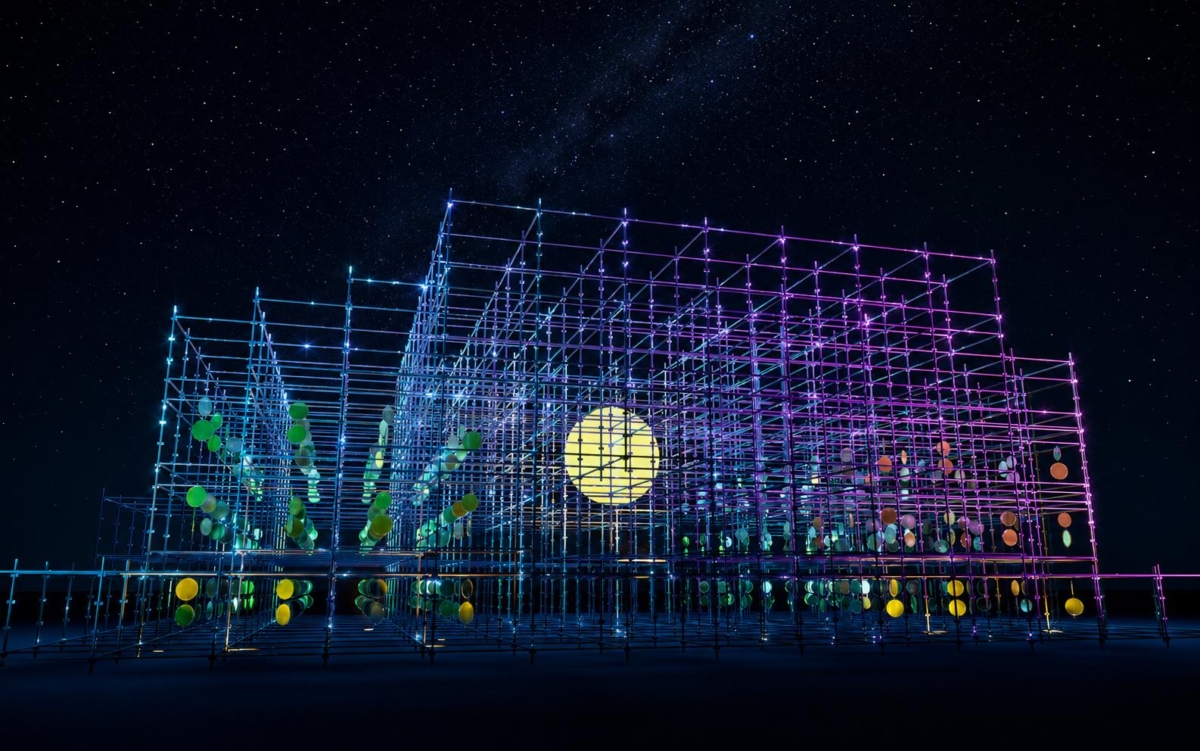大洗藍光海浪「NIGHT WAVE」與巨型月球