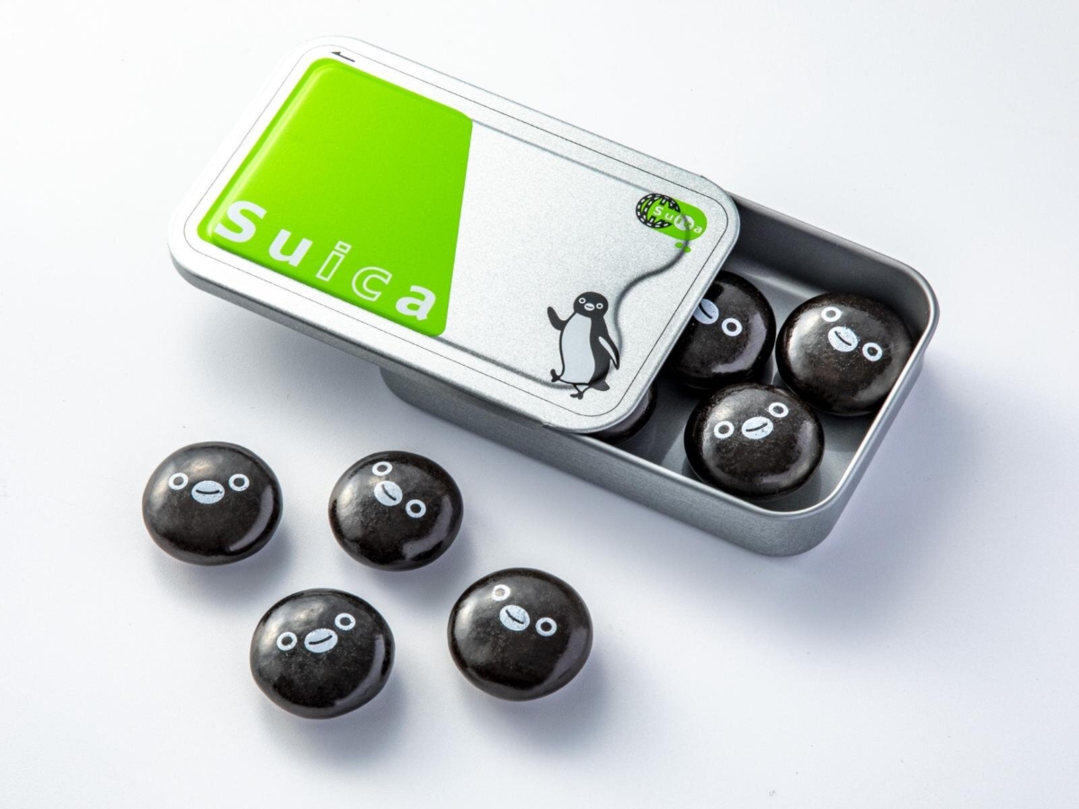 交通系 IC 卡造型「Suica 企鵝」印花巧克力
