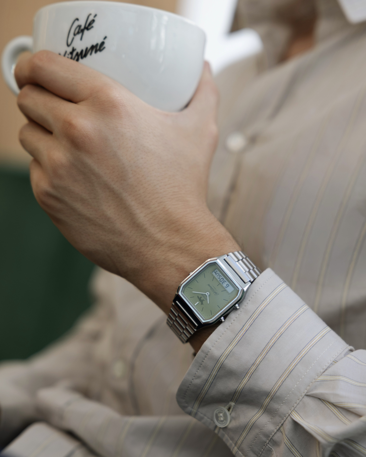 CASIO VINTAGE×Café Kitsuné把抹茶綠戴上手腕！