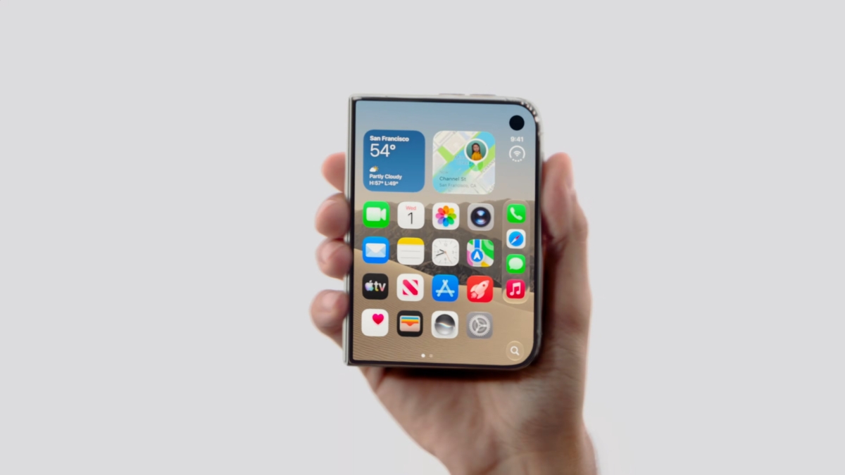 蘋果首款摺疊機iPhone Duo