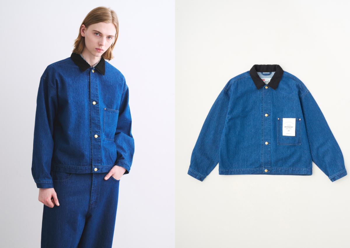 Work Jacket 001D 撞色牛仔工裝外套 NT$10,500
