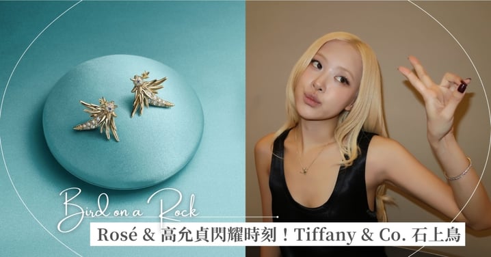 Rosé私下也戴這隻金色小鳥!Tiffany & Co.「石上鳥」飛翔逾60年的故事太迷人,見證高允貞成品牌大使