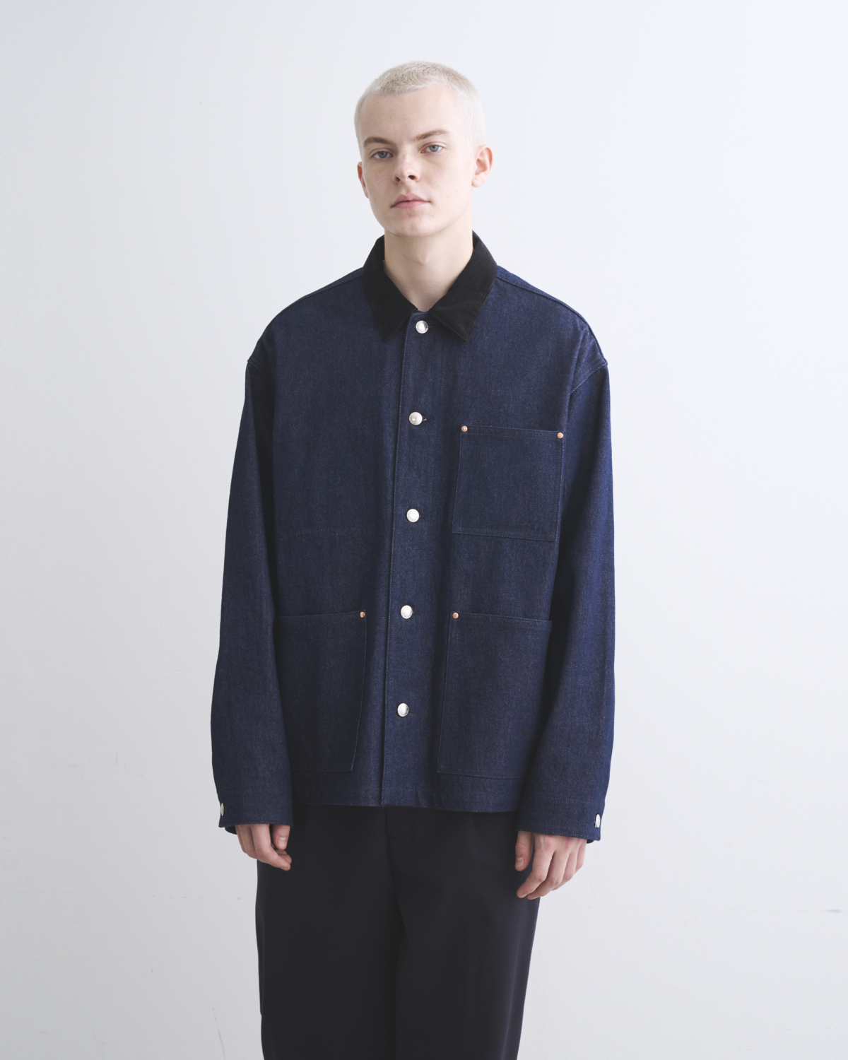 Work Jacket 002D燈芯絨領牛仔工裝外套 NT$11,200