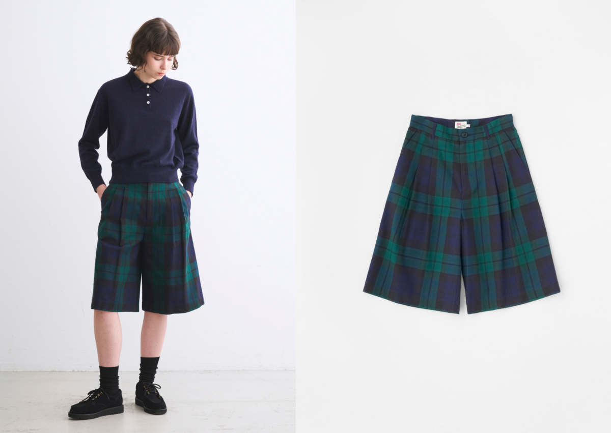 Union Slacks 313 格紋短褲（黑衛士格紋） NT$6,200