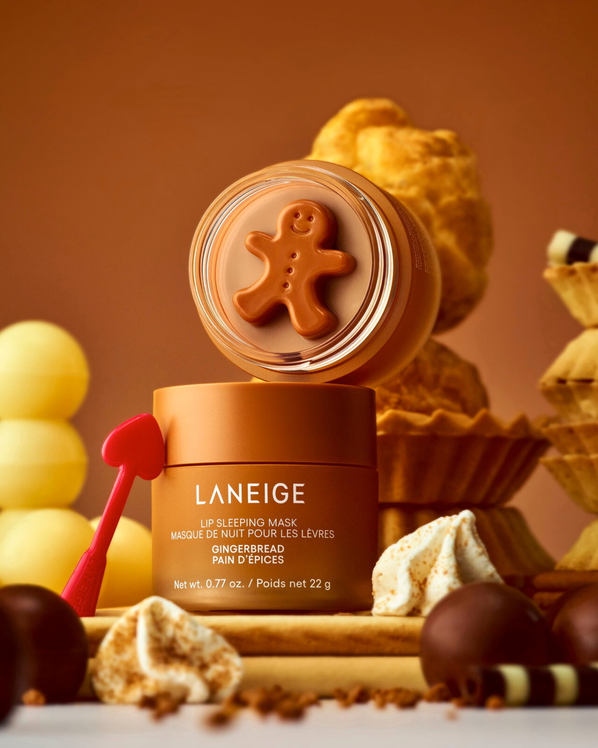 LANEIGE蘭芝 睡美人晚安唇膜 薑餅人風味 NT$730