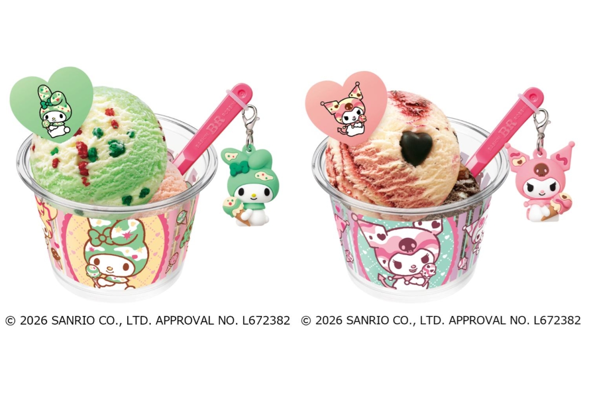 日本31冰淇淋（Baskin Robbins）聯手三麗鷗人氣角色「美樂蒂與酷洛米」