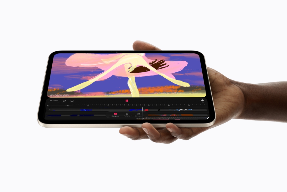 全新 iPad mini 機身薄至 5.4 公釐