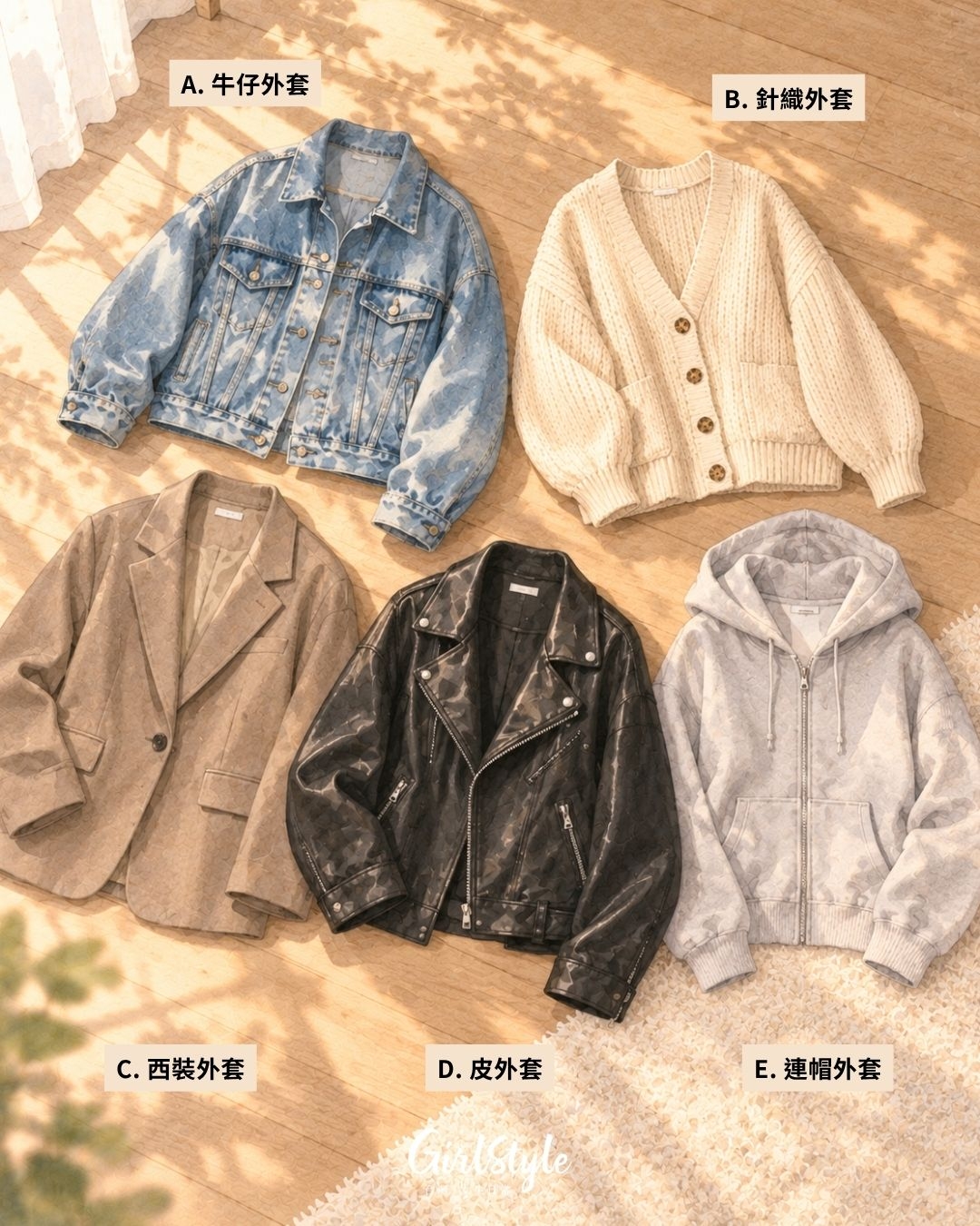 【日常心測站】今天想穿哪件秋天外套？測你的「反差萌」藏在哪裡♡
