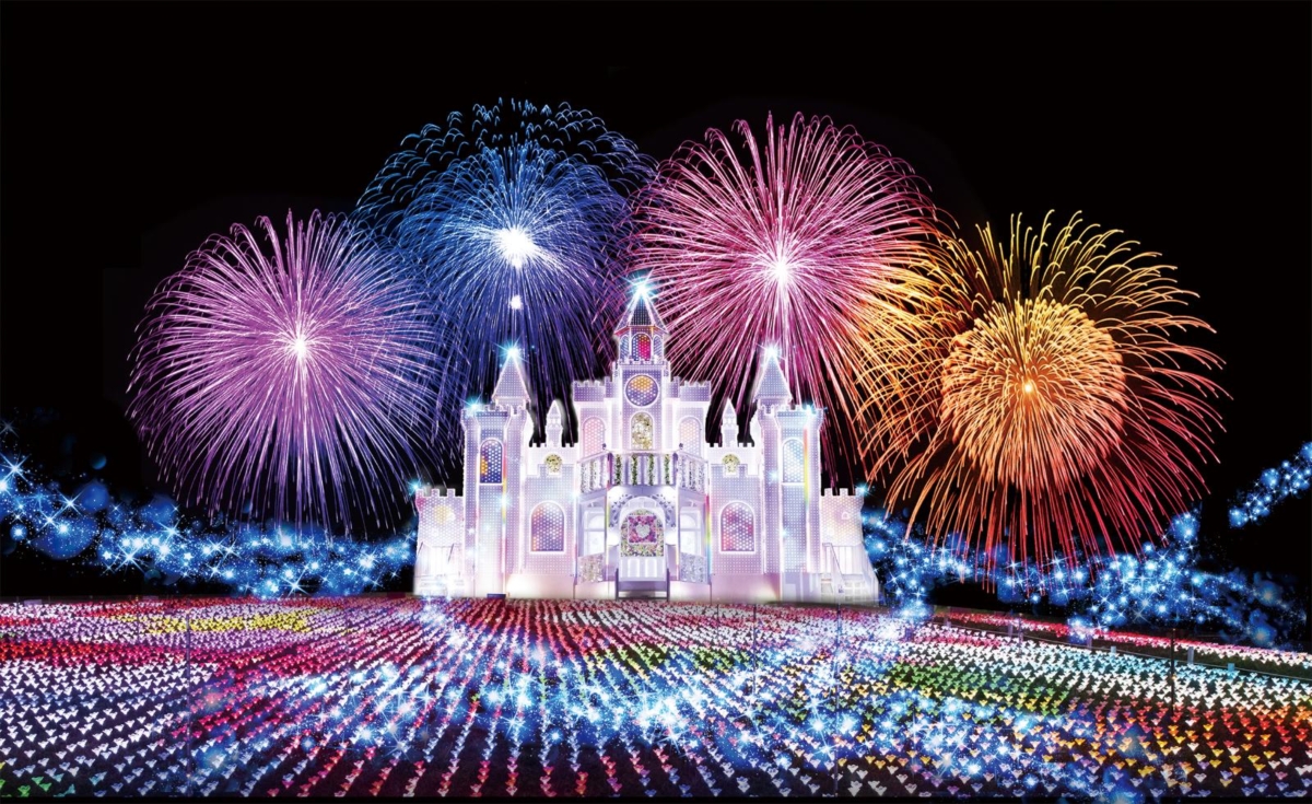 2026 足利花卉公園「光之花庭園」必看亮點3. 童話夢幻城堡與花道：「Flower Castle」